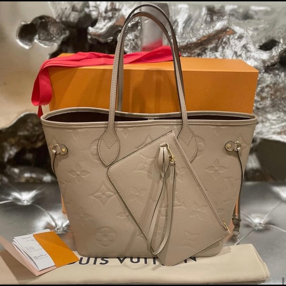 Louis Vuitton Empreinte Neverfull Taupe - Picture 2 of 16
